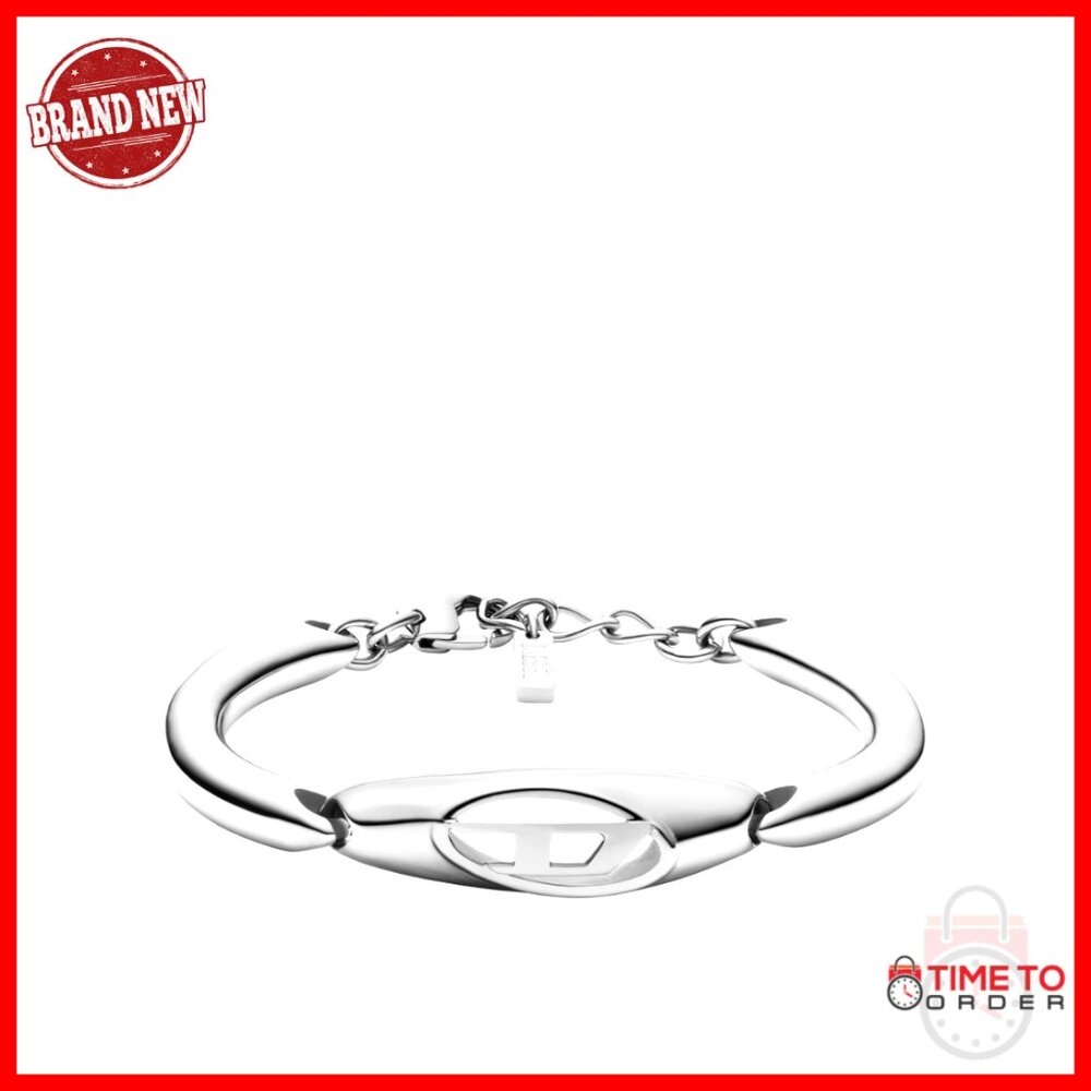 Stainless Steel Bangle Bracelet Minimal Chic Elegant Secure Lobster Clasp